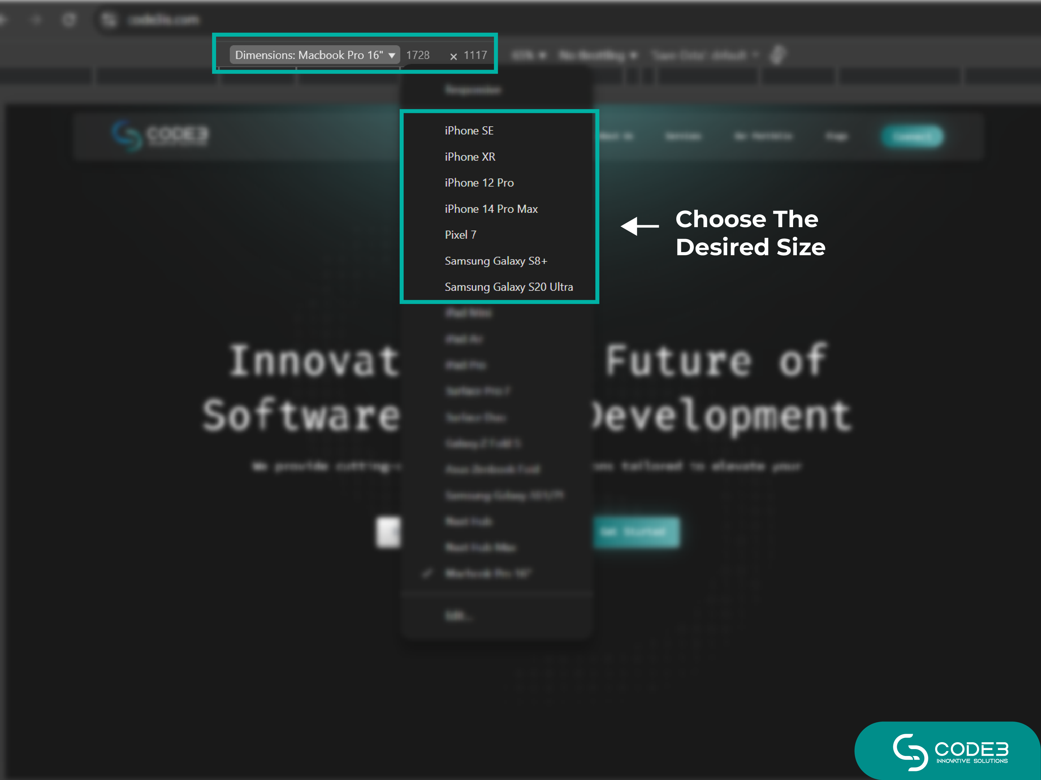Code3is Home Page IMage